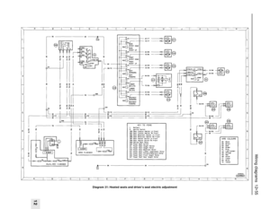 Page 256Wiring diagrams  12•55
12
Diagram 31: Heated seats and driver’s seat electric adjustment 