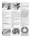 Page 124Removal
8With the wheel and caliper removed,
remove the wheel nuts which were
temporarily refitted in paragraph 3.
9Mark the disc in relation to the hub, if it is to
be refitted.
10Remove the two special washers (where
fitted), and withdraw the disc over the wheel
studs (see illustrations).
Refitting
11Make sure that the disc and hub mating
surfaces are clean, then locate the disc on the
wheel studs. Align the previously-made marks
if the original disc is being refitted.
12Refit the two special washers,...