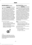 Page 127HEATED SEATS (If Equipped)
WARNING
People who are unable to feel pain
to their skin because of advanced
age, chronic illness, diabetes, spinal
cord injury, medication, alcohol use,
exhaustion or other physical conditions,
must exercise care when using the heated
seat. The heated seat may cause burns
even at low temperatures, especially if
used for long periods of time. Do not place
anything on the seat that insulates against
heat, such as a blanket or cushion. This
may cause the heated seat to overheat....