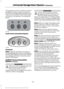 Page 132The appearance of your vehicle
’s universal
garage door opener varies according to
your option package. Before programming,
make sure you identify which transmitter
you have by comparing it to the graphics
below: Car2U Home Automation System
HomeLink
Note:
Programming these two types of
universal garage door openers are different,
and they have different instructions. Identify
your package and refer to the instructions
listed in this chapter.
CAR2U® Home Automation
System (If Equipped) WARNINGS
Make sure...