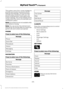 Page 378This system uses a four-corner strategy to
provide quick access to several vehicle
features and settings. The touchscreen
provides easy interaction with your cell
phone, entertainment, information and
system settings. The corners display active
modes within the menus, for example; your
cell phone's status.
Note:
Some features are not available while
your vehicle is moving.
Note: You can access the entertainment
features for 30 minutes after you switch the
ignition off, and no doors are opened.
PHONE...