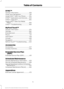 Page 8SYNC™
General Information...................................329
Using Voice Recognition............................331
Using SYNC™ With Your Phone............334
SYNC™ Applications and Services......346
SYNC™ AppLink ™
.....................................354
Using SYNC™ With Your Media Player...........................................................355
SYNC™ Troubleshooting
.........................365
MyFord Touch ™
General Information
...................................374...