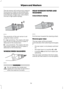 Page 36The rain sensor will continuously measure
the amount of water on the windscreen
and adjust the speed of the front wipers
automatically (single wipe, intermittent,
normal or high speed wiping).
The sensitivity of the rain sensor is set
using the rotary control:
1 = High sensitivity: The wipers will wipe
even if only a small amount of water is
detected on the windscreen.
6
 = Low sensitivity: The wipers will only
wipe when a larger amount of water is
detected on the windscreen.
WINDSCREEN WASHERS WARNING...