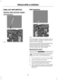 Page 96FUEL CUT-OFF SWITCH
Vehicles with a Duratec engine
Left-hand drive Right-hand drive
The fuel supply may be cut off as a result
of an accident or sudden vibrations (e.g.
collision when parking).
The switch is located behind the glove box.
Open the glove box and empty the
contents. Press the sides inwards and
swivel the glove box downwards.
Resetting the switch
WARNING
Do not reset the fuel cut-off switch
if you see or smell leaking fuel.
1. Turn the ignition switch to position 0.
2. Check fuel system for...