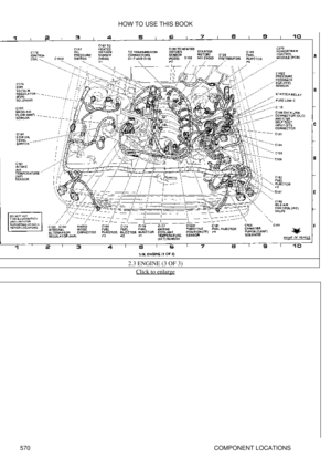 Page 5742.3 ENGINE (3 OF 3)
Click to enlarge
HOW TO USE THIS BOOK
570 COMPONENT LOCATIONS 