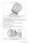 Page 359Fig. 23: Before installing the LH cylinder head, fasten a rubber band around the chain and
cassette to keep the sprocket from being disturbed
Install a rubber band to the LH cassette to hold the chain and sprocket in place.
40. 
Install the LH cylinder head gasket.
41. 
Position the LH cylinder head to the engine block and install the attaching bolts. Tighten the bolts in
three stages: first tighten to 26 ft. lbs. (35 Nm), second, rotate 90°, third, rotate an additional 90°.
42. 
Install the RH camshaft...