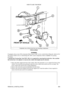 Page 880Exploded view of the torsion bar rear mounting components
Click to enlarge
WARNING
If equipped, always turn off the Automatic Ride Control (ARC) service switch before lifting the vehicle off of
the ground. Failure to do so could damage the ARC system components. Refer to Section 1 for jacking
procedures.
A special tool (Torsion Bar Tool T95T-520-A) is required for removing the torsion bar. Also, anytime
the torsion bar or its adjuster is removed, the vehicle ride height must be checked.
Raise and safely...