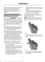 Page 20Use a child safety seat (sometimes called
an infant carrier, convertible seat, or
toddler seat) for infants, toddlers, or
children weighing 40 pounds (18
kilograms) or less (generally age four or
younger).
Using Lap and Shoulder Belts
(Except Front Center Position of
Super Cab and Crew Cab)
WARNINGS
Airbags can kill or injure a child in a
child seat. Never place a rear-facing
child seat in front of an active airbag.
If you must use a forward-facing child seat
in the front seat, move the vehicle seat
upon...