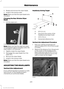 Page 2233. Rotate and remove the wiper blade.
4. Install in the reverse order.
Note:
Make sure that the wiper blade locks
into place.
Changing the Rear Window Wiper
Blade
1. Lift the wiper arm. Note:
Make sure that the wiper arm does
not spring back against the glass when the
wiper blade is not attached.
2. Slightly rotate the wiper blade.
3. Disengage the wiper blade from the wiper arm.
4. Remove the wiper blade.
5. Install in the reverse order.
Note: Make sure that the wiper blade locks
into place.
ADJUSTING...