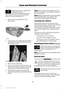 Page 58Make sure that you dispose of
old batteries in an
environmentally friendly way.
Seek advice from your local authority
about recycling old batteries.
1. Remove the key blade from the transmitter. 2. Twist a thin coin under the tab hidden
behind the key blade head to remove
the battery cover. 3. Remove the old battery.
4. Insert a new battery with the + facing
downward. Press the battery down to
make sure it is fully in the housing.
5. Reinstall the battery housing cover onto the transmitter and install...