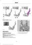 Page 116Power Lumbar (If Equipped)
REAR SEATS
Folding the Seatback
Note:
Before lowering the seatback(s),
remove the outboard head restraints.  See
Head Restraints
 (page 110).
Note: Your vehicle may have split
seatbacks that must be folded individually. 1. Press the unlock buttons down.
2. Push the seatback forward.
113
Focus (CDH) Canada/United States of America, enUSA, First Printing SeatsE194195 E187688 E156656
2
11  