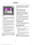 Page 713. Place the first programmed intelligent
access key flat on the symbol at the
bottom of the floor console storage
compartment.
4. Press the push button ignition switch.
5. Wait five seconds and then press the push button ignition switch again.
6. Remove the intelligent access key.
7. Within 10 seconds, place a second programmed intelligent access key flat
on the symbol.
8. Press the push button ignition switch.
9. Wait five seconds and then press the push button ignition switch again.
10. Remove the...