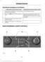 Page 137Side Window Defogging in Cold Weather
Vehicle with automatic climate control
Vehicle with manual climate control
Press the defrost button.
Select the windshield air vents using the
air distribution buttons.
1
Adjust the temperature control to the
desired setting. Use 72°F (22°C) as a
starting point, then adjust the setting as
necessary.
Press the A/C button if the indicator is
off.
2
Adjust the temperature control to the
desired setting.
3
Adjust the fan speed to a high speed
setting.
4
REAR PASSENGER...