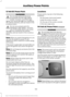 Page 16212 Volt DC Power Point
WARNINGS
Do not plug optional electrical
accessories into the cigar lighter
socket. Incorrect use of the cigar
lighter can cause damage not covered by
the vehicle warranty, and can result in fire
or serious injury. Do not use a power point for
operating a cigar lighter.  Incorrect
use of the power points can cause
damage not covered by the vehicle
warranty, and can result in fire or serious
injury. Note:
When you switch the ignition on, you
can use the socket to power 12 volt...