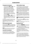 Page 216Changing the Set Speed
•
Press and release SET+ or SET-. When
you select km/h as the display
measurement in the information
display the set speed changes in
approximately 2 km/h increments.
When you select mph as the display
measurement in the information
display the set speed changes in
approximately 1 mph increments.
• Press the accelerator or brake pedal
until you reach the desired speed. Press
and release SET+.
• Press and hold SET+ or SET- until the
desired set speed shows on the
information...