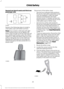 Page 28Second row bench seats and third row
passenger side
Perform the following steps to install a
child safety seat with tether anchors:
Note:
If you install a child seat with rigid
LATCH attachments, do not tighten the
tether strap enough to lift the child seat off
your vehicle seat cushion when the child is
seated in it. Keep the tether strap just snug
without lifting the front of the child seat.
Keeping the child seat just touching your
vehicle seat gives the best protection in a
severe crash. Placement of...