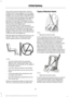 Page 30Use a belt-positioning booster seat for
children who have outgrown or no longer
properly fit in a child safety seat (generally
children who are less than 4 feet 9 inches
(1.45 meters) tall, are greater than age four
(4) and less than age twelve (12), and
between 40 pounds (18 kilograms) and
80 pounds (36 kilograms) and upward to
100 pounds (45 kilograms) if
recommended by your child restraint
manufacturer). Many state and provincial
laws require that children use approved
booster seats until they reach...