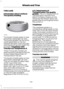 Page 311TIRE CARE
Information About Uniform
Tire Quality Grading
Tire Quality Grades apply to new
pneumatic passenger car tires.
The Quality grades can be found
where applicable on the tire
sidewall between tread shoulder
and maximum section width. For
example: Treadwear 200
Traction AA Temperature A.
These Tire Quality Grades are
determined by standards that the
United States Department of
Transportation has set.
Tire Quality Grades apply to new
pneumatic passenger car tires.
They do not apply to deep tread,...