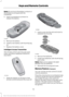 Page 55Note:
Do not touch the battery contacts or
the printed circuit board with the
screwdriver.
4. Insert a screwdriver as shown to release the battery. 5. Remove the battery.
6. Install a new battery with the + facing
up.
7. Replace the battery cover.
Intelligent Access Transmitter
The remote control uses two coin-type
three-volt lithium batteries CR2025 or
equivalent. 1. Slide the release on the back of the
remote control and pivot the cover off. 2. Insert a coin into the slot and twist to
separate the...