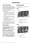 Page 74End of Travel Position
The steering column sets a stopping
position just short of the end of the column
position to prevent damage to the steering
column. A new stopping position sets if the
steering column encounters an object
when tilting or telescoping.
To reset the steering column to its normal
stopping position:
1. Confirm there is nothing obstructing
the motion of the steering column.
2. Press and hold the steering column control until the steering column stops
moving.
3. Press the steering column...