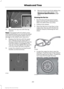 Page 29410. Remove the lug nuts with the lug
wrench.
Note: If equipped with full wheel covers
with exposed wheel nuts, remove the wheel
nuts prior to removing the wheel cover or
damage to the wheel cover may occur.
11. Replace the flat tire with the spare tire, making sure the valve stem is
facing outward. Reinstall the lug nuts
until the wheel is snug against the
hub. Do not fully tighten the lug nuts
until the wheel has been lowered.
12. Lower the wheel by turning the jack handle counterclockwise. 13.
Remove...