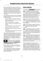 Page 42feet comfortably extended on the floor.
Sitting improperly can increase the chance
of injury in a crash event. For example, if
an occupant slouches, lies down, turns
sideways, sits forward, leans forward or
sideways, or puts one or both feet up, the
chance of injury during a crash is greatly
increased.
If you think that the status of the passenger
airbag off indicator lamp is incorrect, check
for the following:
•
Objects lodged underneath the seat.
• Objects between the seat cushion and
the center...