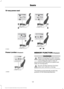 Page 13410-way power seat
Power Lumbar (If Equipped)
MEMORY FUNCTION (If Equipped)
WARNINGS
Before activating the seat memory,
make sure that the area immediately
surrounding the seat is clear of
obstructions and that all occupants are
clear of moving parts. Do not use the memory function
when your vehicle is moving.
This feature automatically recalls the
position of the following features:
131
Fusion (CC7) Canada/United States of America, enUSA, First Printing SeatsE144632 E165608  