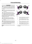 Page 161WARNINGS
Do not try to pry open or push open
the capless fuel system with foreign
objects. This could damage the fuel
system and its seal and cause injury to you
or others. Do not remove the fuel pump nozzle
from its fully inserted position when
refueling.
When refueling always shut the
engine off and never allow sparks or
open flames near the fuel tank filler
valve. Never smoke or use a cell phone
while refueling. Fuel vapor is extremely
hazardous under certain conditions. Avoid
inhaling excess fumes....