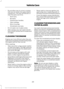 Page 284•
Do not allow wax to come in contact
with any non-body (low-gloss black)
colored trim. The wax will discolor or
stain the parts over time.
•Roof racks.
• Bumpers.
• Grained door handles.
• Side moldings.
• Mirror housings.
• Windshield cowl area.
• Do not apply wax to glass areas.
• After waxing, your car's paint should
feel smooth, and be free of streaks and
smudges.
CLEANING THE ENGINE
Engines are more efficient when they are
clean because grease and dirt buildup keep
the engine warmer than...