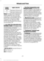 Page 300mph ( km/h)
Letter
rating
168 mph (270 km/h)
W
186 mph (299 km/h)
Y
Note: For tires with a maximum
speed capability over 149 mph
(240 km/h), tire manufacturers
sometimes use the letters ZR. For
those with a maximum speed
capability over 186 mph (299
km/h), tire manufacturers always
use the letters ZR.
H. U.S. DOT Tire Identification
Number (TIN): This begins with
the letters DOT and indicates that
the tire meets all federal
standards. The next two numbers
or letters are the plant code
designating where...