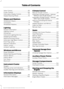 Page 5Voice Control...................................................69
Cruise Control.................................................69
Information Display Control
.......................70
Heated Steering Wheel
................................70
Wipers and Washers
Windshield Wipers
..........................................71
Autowipers.........................................................71
Windshield Washers
......................................72
Lighting
General...