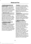 Page 293J.
Tire Ply Composition and
Material Used: Indicates the
number of plies or the number of
layers of rubber-coated fabric in
the tire tread and sidewall. Tire
manufacturers also must indicate
the ply materials in the tire and the
sidewall, which include steel,
nylon, polyester, and others.
K. Maximum Load: Indicates the
maximum load in kilograms and
pounds that can be carried by the
tire. Refer to the Safety
Compliance Certification Label
(affixed to either the door hinge
pillar, door-latch post, or the...