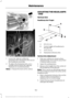 Page 1671. Locate the adjuster within the
extension tube attached to the rear of
the headlamp assembly.
2. To adjust the horizontal aim, use a suitable tool to rotate the adjuster
clockwise or counterclockwise.
Note: X: Toward the front of the vehicle. ADJUSTING THE HEADLAMPS
- RHD
Vertical Aim
Headlamp Aim Target
8 ft (2.4 m).
A
Center height of headlamp to
the ground.
B
25 ft (7.6 m).
C
Horizontal reference line.
D
Vertical Aim Adjustment
1. Park your vehicle on a level surface approximately 7.6 m (25 ft) away...