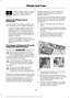 Page 177* When inflation only is required
for a tire or other objects, the
selector must be in the Air
position.
What to do When a Tire Is
Punctured
You can repair a tire puncture within the
tire's tread area in two stages with the kit.
• In the first stage, inflate the tire with a
sealing compound and air. After you
inflate the tire, you will need to drive
the vehicle a short distance (about 4
miles [6 kilometers]) to distribute the
sealant in the tire.
• In the second stage, check the tire
pressure and...