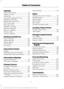 Page 6Lighting
General Information......................................53
Lighting Control
..............................................53
Autolamps........................................................54
Instrument Lighting Dimmer.....................55
Headlamp Exit Delay....................................55
Daytime Running Lamps.............................55
Front Fog Lamps............................................55
Rear Fog Lamps.............................................56
Headlamp Leveling...