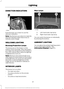 Page 61DIRECTION INDICATORS
Push the lever up or down to use the
direction indicators.
Note:
Tap the lever up or down to make the
direction indicators flash three times to
indicate a lane change.
WELCOME LIGHTING
Mustang Projection Lamps
The lamps are on the bottom of the
exterior mirror housings. They will project
an image onto the ground a short distance
from your vehicle when welcome lighting
or lighted entry turns on.
Note: Moisture, frost and ice build-up or
other types of contamination on the surface
of...