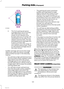 Page 125The front parking aid sensorcoverage area is up to 31 inches(80 centimeters) from thecenter of your vehicle’s frontbumper and up to 14 inches (35centimeters) to the side of your
A
vehicle’s front bumper. The rearparking aid sensor coverage areais up to 72 inches (183centimeters) from the center ofyour vehicle’s rear bumper. Thereis a decreased coverage area atthe outer corners.
Audible warnings will sound when largeobjects are within the sensor coverageareas of either bumper in the followingmanner:
•You...