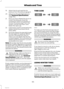 Page 18719.Attach the kit and read the tirepressure from the pressure gauge E.
20.Adjust it to the specified pressure.See Technical Specifications(page 192).
21.Once you have inflated the tire to itscorrect tire pressure, move thecompressor switch G to position 0,remove the power plug F from thesocket, unscrew the hose C andfasten the valve cap.
22.Leave hose C and H connected to thesealant bottle B and store the kitaway safely.
23.Go to the nearest tire specialist to getthe damaged tire replaced. Beforethe tire...