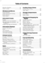 Page 4Direction Indicators........................................52
Interior Lamps.................................................52
Windows and Mirrors
Power Windows..............................................54
Global Opening and Closing......................55
Exterior Mirrors................................................56
Interior Mirror....................................................57
Instrument Cluster
Gauges...............................................................59
Warning Lamps and...