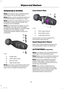 Page 48WINDSHIELD WIPERS
Note:Fully defrost the windshield beforeswitching on the windshield wipers.
Note:Make sure the windshield wipers areswitched off before entering a car wash.
Note:Install new wiper blades as soon asthey begin to leave bands of water andsmears on the windshield.
Note:Do not operate the wipers on a drywindshield. This may scratch the glass,damage the wiper blades or cause the wipermotor to burn out. Always use thewindshield washers before wiping a drywindshield.
Single wipeA
Intermittent...