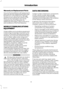 Page 10Warranty on Replacement Parts
Genuine Ford and Motorcraft replacementparts are the only replacement parts thatbenefit from a Ford Warranty. Damagecaused to your vehicle as a result of thefailure of non-Ford parts may not becovered by the Ford Warranty. Foradditional information, refer to the termsand conditions of the Ford Warranty.
MOBILE COMMUNICATIONS
EQUIPMENT
Using mobile communications equipmentis becoming increasingly important in theconduct of business and personal affairs.However, you must not...