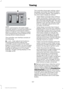 Page 110When used properly, the trailer brake
controller assists in smooth and effective
trailer braking by powering the trailer
’s
electric or electric-over-hydraulic brakes
with a proportional output based on the
towing vehicle ’s brake pressure.
The controller user interface consists of
the following:
A: + and - (Gain adjustment buttons):
Pressing these buttons adjusts the
controller's power output to the trailer
brakes in 0.5 increments. You can increase
the gain setting to 10.0 (maximum trailer
braking)...