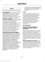 Page 355Website
http://www.microsoft.com/exporting/
TRADEMARKS: This EULA does not grant
you any rights in connection with any
trademarks or service marks of FORD
MOTOR COMPANY, MS, Microsoft
Corporation, third party software or service
providers, their affiliates or suppliers.
PRODUCT SUPPORT: Product support
for the SOFTWARE is not provided by MS,
its parent corporation Microsoft
Corporation, or their affiliates or
subsidiaries. For product support, please
refer to FORD MOTOR COMPANY
instructions provided in...