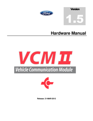 Page 1 
           
 
 
 
Release: 21-MAR-2012 
 
 Version 
1.5 
Hardware Manual     