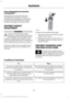 Page 29How to Disengage the Automatic
Locking Mode
Unbuckle the combination lap and
shoulder belt and allow it to retract
completely to disengage the automatic
locking mode and activate the vehicle
sensitive (emergency) locking mode.
SEATBELT HEIGHT
ADJUSTMENT
WARNING
Position the safety belt height
adjuster so that the belt rests across
the middle of your shoulder. Failure
to adjust the safety belt properly could
reduce the effectiveness of the safety belt
and increase the risk of injury in a crash. Adjust the...