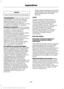 Page 293Website
http://www.microsoft.com/exporting/
TRADEMARKS: This EULA does not grant
you any rights in connection with any
trademarks or service marks of FORD
MOTOR COMPANY, MS, Microsoft
Corporation, third party software or service
providers, their affiliates or suppliers.
PRODUCT SUPPORT: Product support
for the SOFTWARE is not provided by MS,
its parent corporation Microsoft
Corporation, or their affiliates or
subsidiaries. For product support, please
refer to FORD MOTOR COMPANY
instructions provided in...