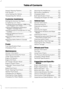 Page 6Hazard Warning Flashers...........................114
Fuel Shutoff
.....................................................114
Jump Starting the Vehicle..........................115
Transporting the Vehicle.............................117
Customer Assistance
Getting the Services You Need
.................118
In California (U.S. Only)..............................119
The Better Business Bureau (BBB) Auto Line Program (U.S. Only)
......................120
Utilizing the Mediation/Arbitration Program (Canada...