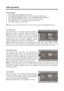 Page 1111 OSD operationsMenu Operation
1.  Press MENU button to display the main menu.
2.  Press VOLUME UP/DOWN (VOL+/-) buttons to enter the needed menu.
3.  Press PROGRAM DOWN (PROG-) button to highlight the desired menu/item.
4.  Press VOLUME UP/DOWN (VOL+/-) buttons to adjust the setting.
5.  Press MENU button to save setting and go back to last menu.
6.  Press MENU button to exit the menu.
Note:The buttons on the fro nt panel have the same functions as t he corresponding RC buttons.
PICTURE MENU
Enter...