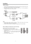 Page 66 InstallationAntenna connection
1.  Connect the plug of the antenna cable or CATV cable to the cable (not provided with this unit),
then connect to the antenna input of this unit for best reception.
2.  If the antenna cable in your ho me is other than the above two, or you have problems in
installing the antenna, please contact your dealer.
Notes:
1.  Current outdoor antenna or cable TV usually use 75 Ohm coaxial antenna cable. For better
reception suggest using this kind of antenna cable.
2.  Flat...