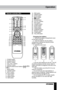 Page 77
Operation
Remote controller (RC)
1.  POWER button
2.  Number buttons
3.  ASPECT button
4.  VOL+/VOL- buttons
5.  DISPLAY button
6.  ENTER button/cursor buttons (
///)
7.  MENU button
8.  P.MODE button
9.  INPUT button
10. HOLD button 
11. TEXT button
12. INDEX button
13. SIZE button 14.  RED button
15.  GREEN button
16.  AUTO button
17.  MUTE button
18.  
 button
19.  NICAM button
20.  CH+/CH- buttons
21.  EXIT button
22.  S.MODE button
23.  SLEEP button
24.  PGUP button
25.  PGDW button
26.  SUBPAGE...